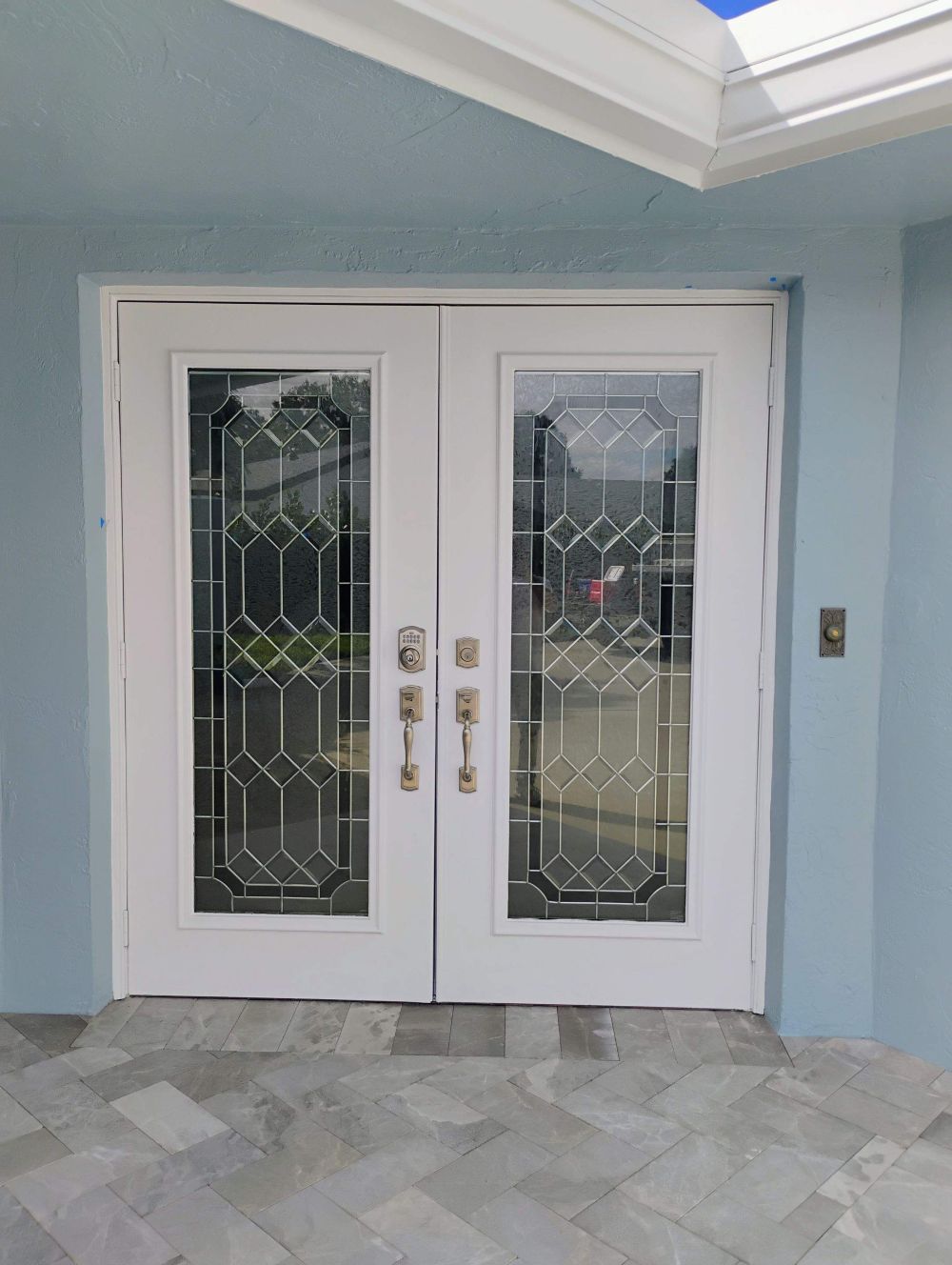 JB Painting in Wellington & Pressure Cleaning Repaint door complete